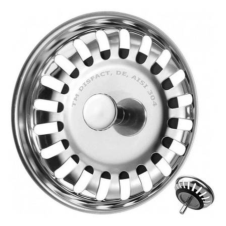 Опт Сітка сифона (клапан) для миття DISFACT KSPS (78 mm) 304 Steel, фото 2