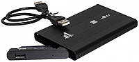 Кишеня зовнішня 2.5" 1stCharger, Black, USB 2.0, 1xSATA HDD/SSD, живлення по USB (HDE1STU2520B)