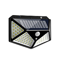 Фонарь на солнечной батарее с датчиком движения Solar Wall Lamp SH-100 /Уличный светильник/100 LED диодов