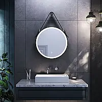 Настенное зеркало для ванной комнаты 60см. Светодиодное зеркало для ванной комнаты с сенсором