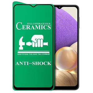 Скло Ceramic (гнучке) Samsung Galaxy A23 Чорне