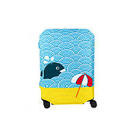 Чехол для чемоданов BG Berlin Hug Cover Light Whale 57-62см M Bg002-02-115-M MK official