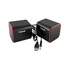 Колонки 2.0 HAVIT HV-SK473 USB Black/Red для комп'ютера