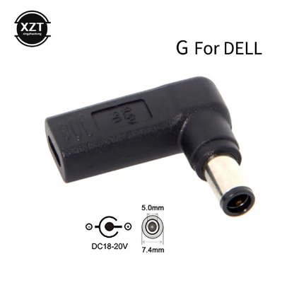 Перехіднгик для заряджання ноутбука Dell Type-c female to 7.4X5.0 male (Type-c-гніздо/7.4X5.0-штекер) PD100W
