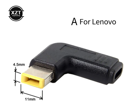 Перехідник для заряджання ноутбука Type-c female to USB pin male ( Type-c - гніздо / USB pin - штекер ) PD 100W