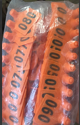 Вушні бірки для тварин (овець, кіз, свиней, поросят, телят, собак),  номерні уп 100 шт