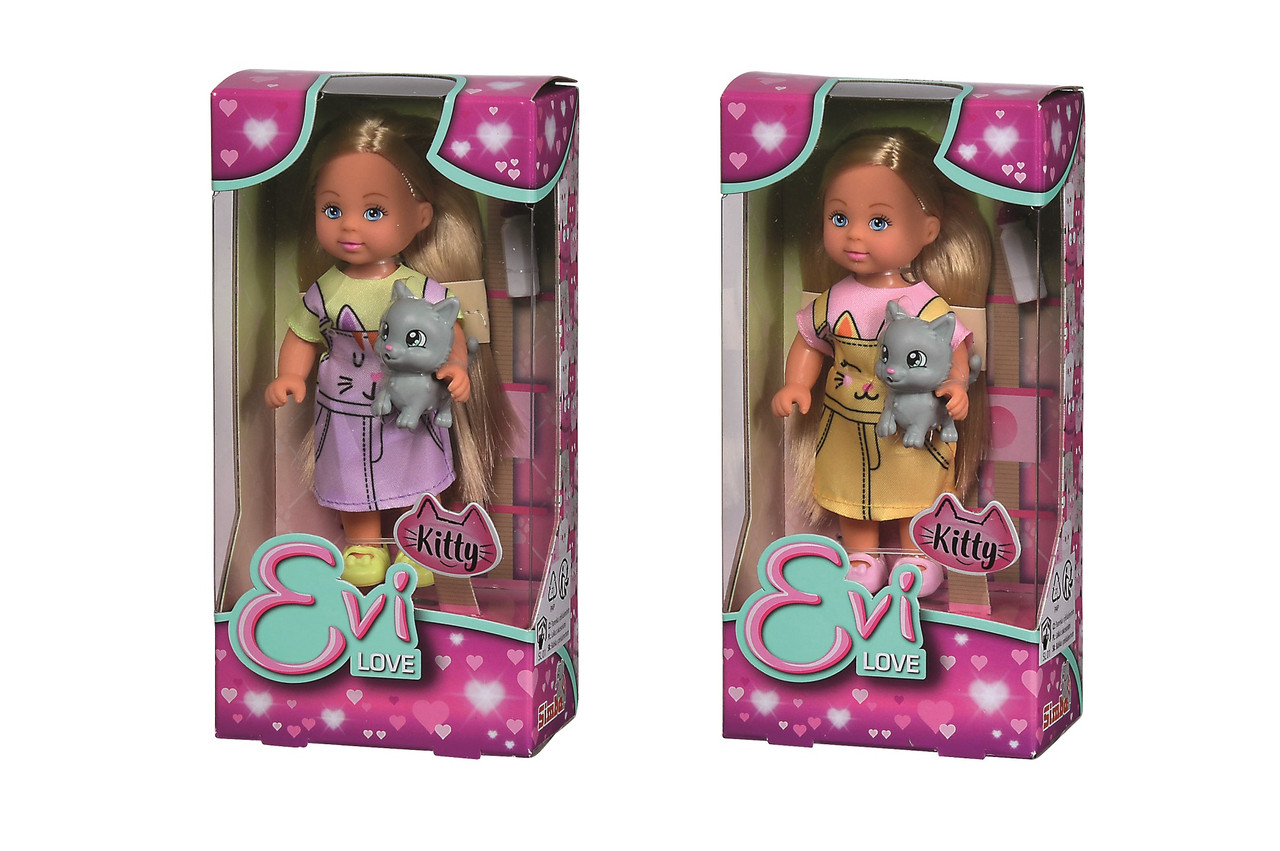 Лялька Еві з кошеням 2 види Steffi & Evi Love (5733591)