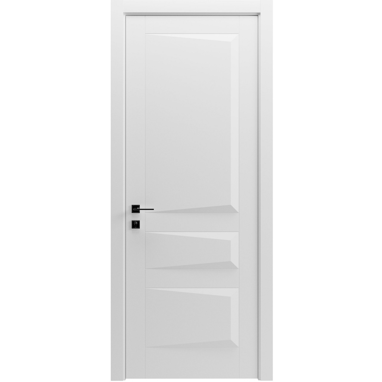 Двері фарбовані колекції LOFT модель OLIMPIA -1 ПГ Білий мат