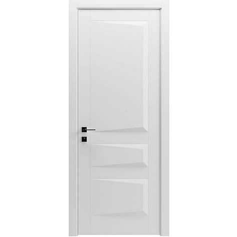 Двері фарбовані колекції LOFT модель OLIMPIA -1 ПГ Білий мат, фото 1