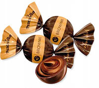 Шоколадные конфеты с начинкой Брауни Pszczolka Chocolate pralines Brownie 500г Польша