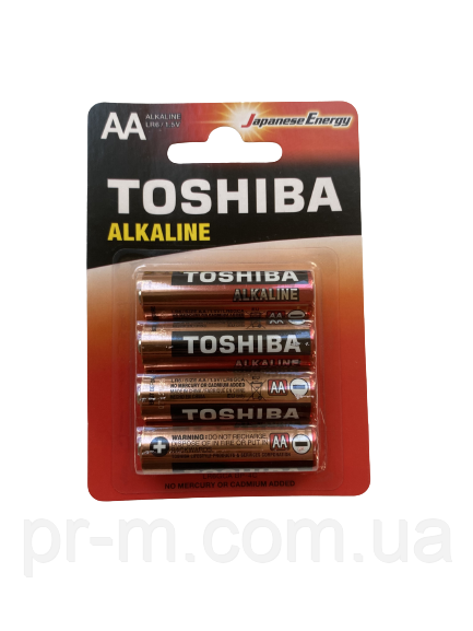 Батарейка Toshiba Alkaline LR6, AA (пальчик) 48 шт./пач.