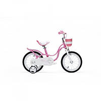 Дитячий Велосипед 2-х Колісний 18'' (від 5 до 9 років) Royal Baby Little Swan Steel 18 Рожевий