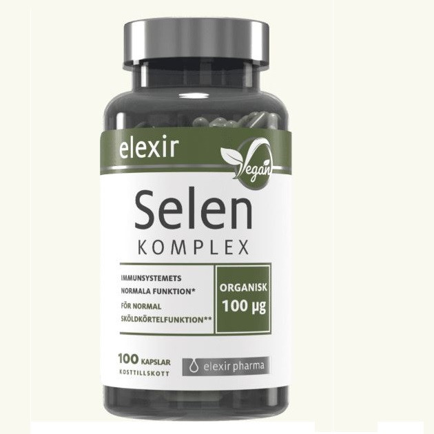 Selen ELIXIR Pharma AB. Мінеральний селеновий комплекс 100 капсул