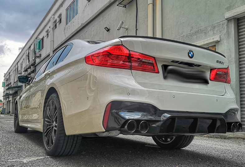 Дифузор BMW G30 тюнінг обвіс спідниця стиль M5 F90