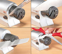 Электроточилка для ножів та ножиць electric multi-purpose sharpen-1643, фото 6