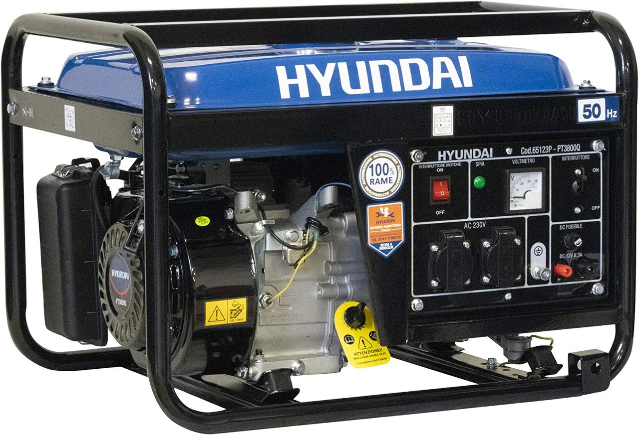 Бензиновий генератор Hyundai 65123P 4-тактний 6,5 к.с