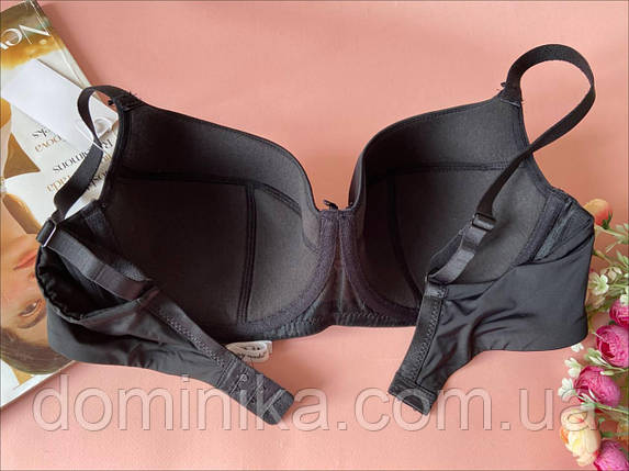 80D Чорний бюстгальтер Lanny Mode, ліфчик чашка D на тонкому поролоні, фото 2
