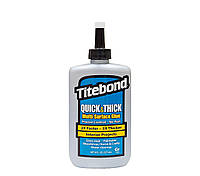 Быстродействующий густой ПВА клей для дерева Titebond Quick & Thick Multi-Surface Glue D3, белый, 237мл (2403)