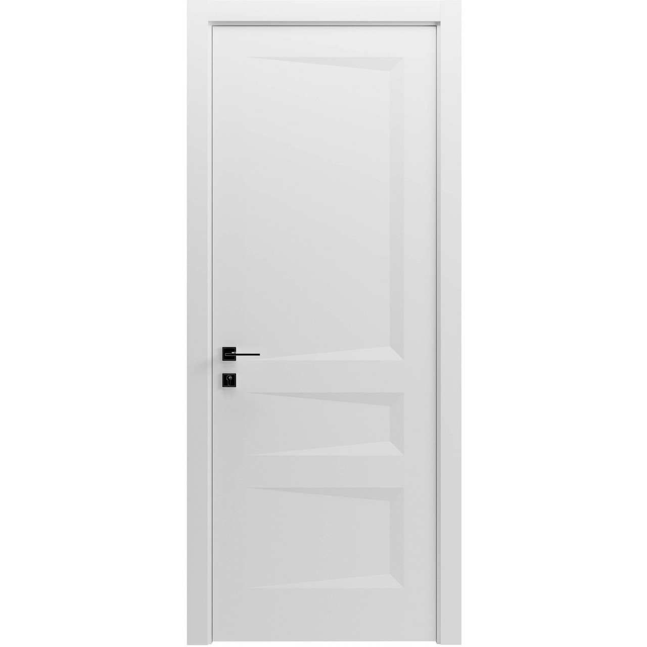 Двері фарбовані колекції LOFT модель LAGO -3 ПГ Білий мат