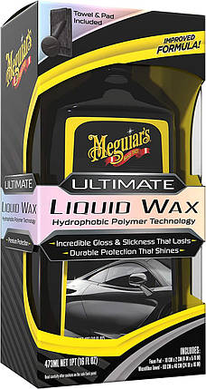 Синтетичний рідкий віск - Meguiar`s Ultimate Liquid Wax 473 мл. (G210516), фото 1