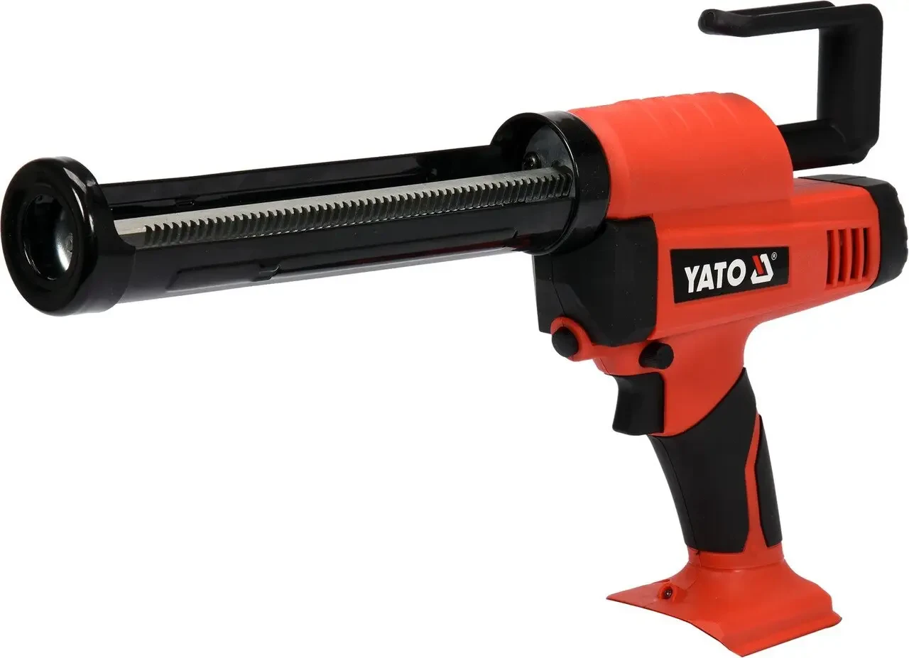 Пістолет для клею та герметика акумуляторний YATO Li-Ion 18 В для туби  225-240 мм, 0.5-8 мм без акумулятора