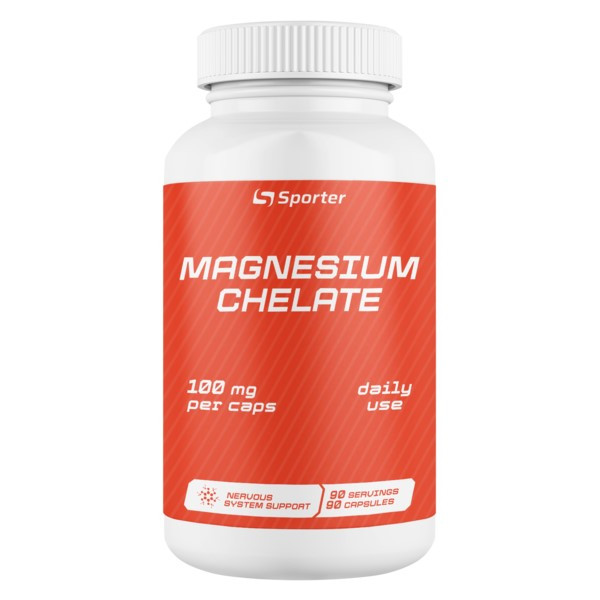 Магній хелат Sporter Magnesium Chelate 90 caps