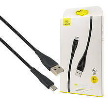 Кабель Usams US-SJ399 U41 Micro Braided Data and Charging Cable 3m Black