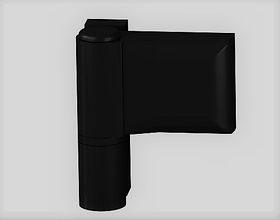 Петля дверна ASTEX DK до 60 кг колір чорний RAL 9005