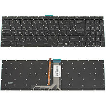 Клавіатура для ноутбука MSI (GV62, GT62) rus, black, без кадру, без підсвічування (оригінал))