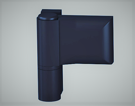 Петля дверна ASTEX DK до 60 кг колір антрацит RAL 7016