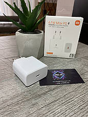 Зарядний пристрій для Xiaomi Mi Power Adapter 67W USB-C для швидкого заряджання + кабель Type-C to Type-C, фото 3