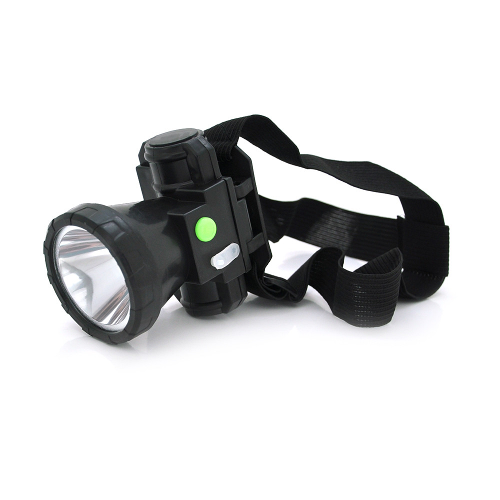 DR Налобний ліхтарик XO YH01,1 Led 1W, 3 режими, корпус-пластик, водостійкий, ip44, живлення АКБ вбудований, фото 1