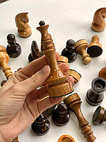 Комплект великих шахових фігур із дерева, арт.809725