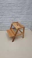 Табурет-сходинки з натурального дерева
