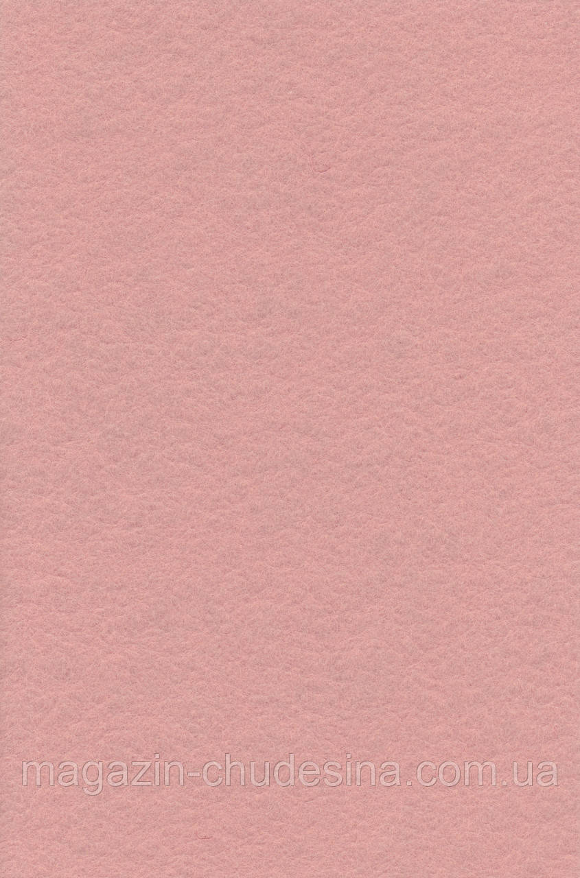Фетр 3 мм 20*30 персиковий жорсткий