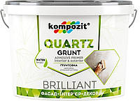 Ґрунтовка адгезійна QUARTZ-GRUNT 7 кг. (Біла)