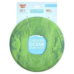 West Paw (Вест Пау) Seaflex Sailz іграшка для собак зелена 21.5 см