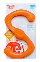 West Paw (Вест Пау) Bumi Tug Toy игрушка для собак оранжевая 21 см