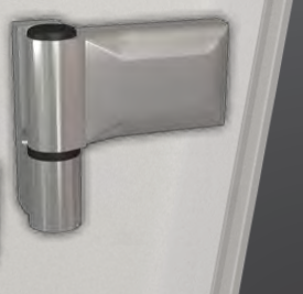 Петля дверна ASTEX DK до 60 кг колір срібло F1