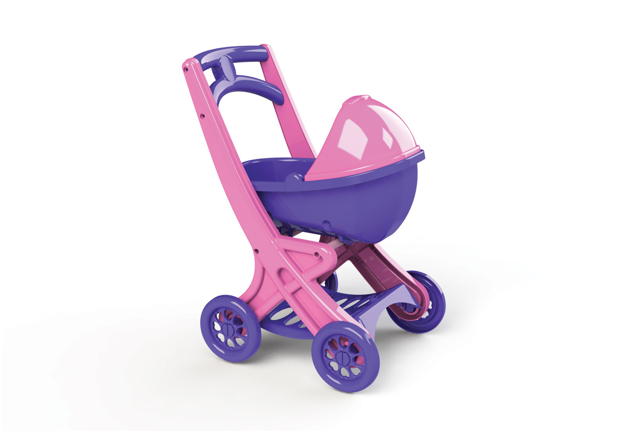 Пластикова коляска для ляльок Doloni Toys (0122/02) – стійка та стильна, фото 1