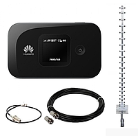 Комплект модем для интернета 3G/4G WI-FI Huawei E5577 с 3G/4G LTE антенна Стрела R-net 1700-2700 МГц 20 дБ