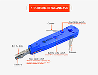 Инструмент сенсорный монтажный для забивания контактов LSA - PLUS® Krone