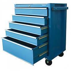 Інструментальна візок UNITRAUM UNBR3005 5 полиць на полозах