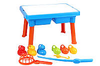 Іграшка "Ігровий столик ТехноК з набором риболовлі" 43 х 31 х 27 см