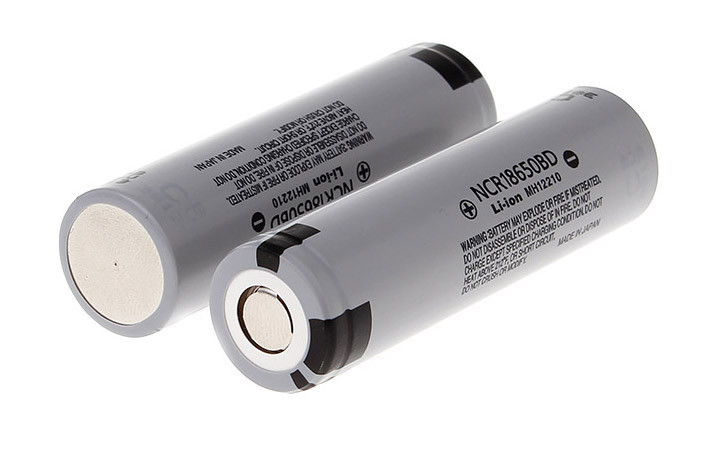 Аккумулятор 18650 Li-Ion Panasonic NCR18650BD, 3200mAh, 10A, 4.2/3.6/2.5V, Gray