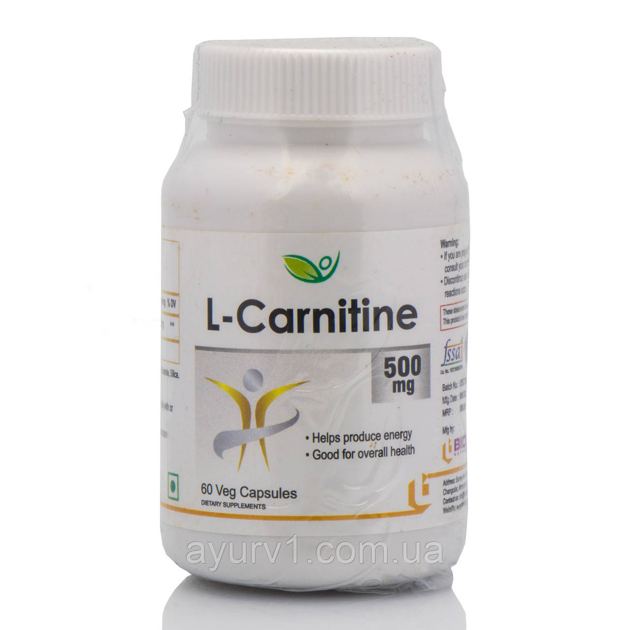 L-карнітин, L-карнітин Biotrex 60 veg. капсули