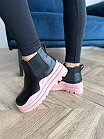 Классная обувь женская Боттега Венета. Ботинки женские Bottega Veneta Mini Pink No logo.
