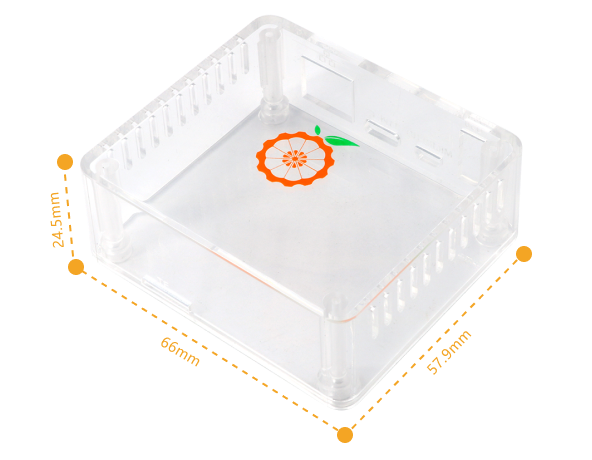 Корпус для Orange Pi Zero2 (ABS Transparent Case) RD058