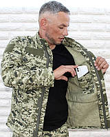 Форма кітель + штани військова демісезонна демісезонна зносостійка тактична для ЗСУ армійська ріп стоп, фото 3