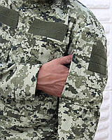 Форма кітель + штани військова демісезонна демісезонна зносостійка тактична для ЗСУ армійська ріп стоп, фото 5